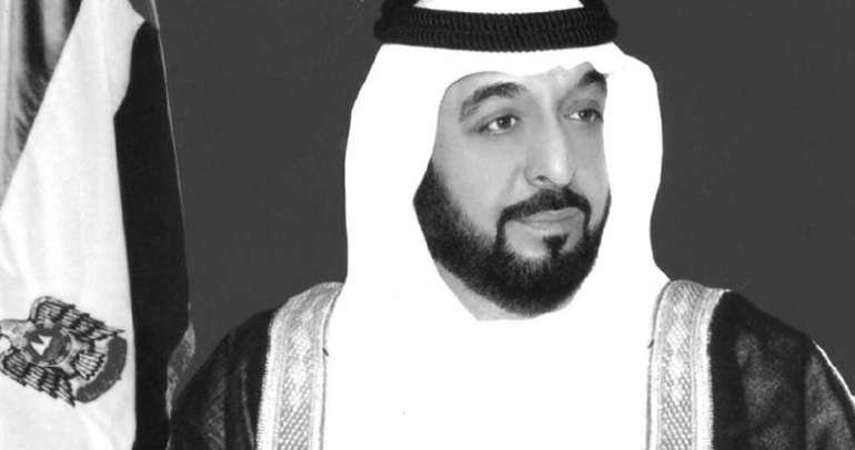 الشيخ خليفة بن زايد آل نهيان رئيس دولة الإمارات العربية المتحدة في ذمة الله